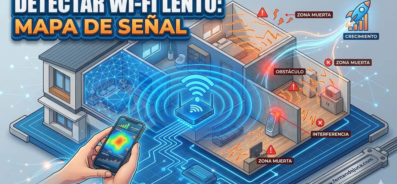 Cómo detectar zonas WiFi con mala señal en casa