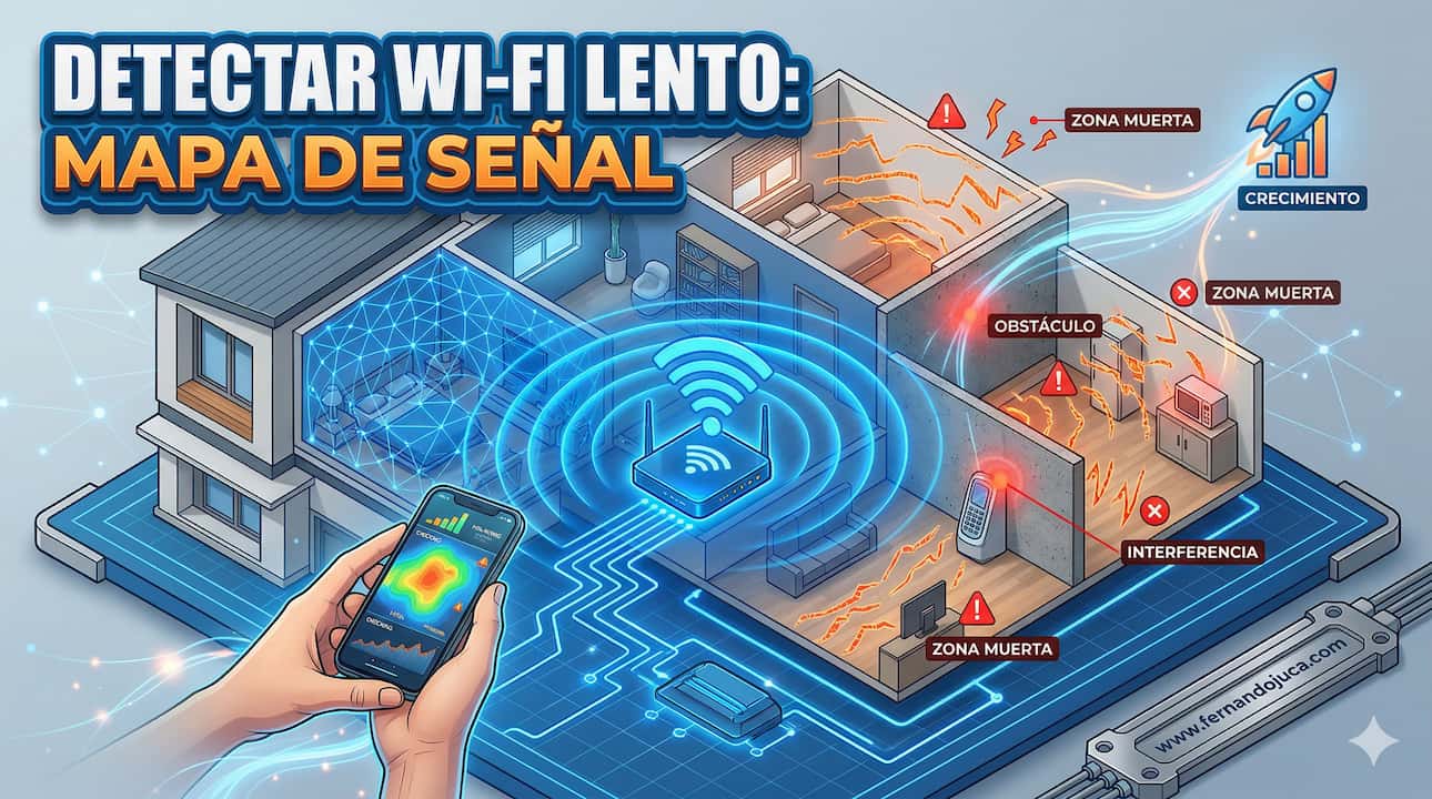 Cómo detectar zonas WiFi con mala señal en casa