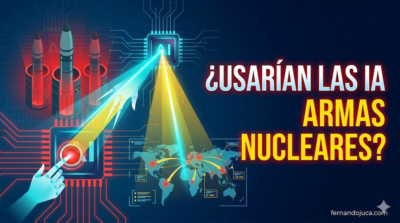 ¿Las IA usarían armas nucleares en guerra?