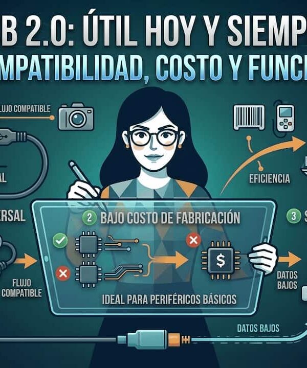 ¿Por qué el USB 2.0 sigue siendo útil hoy?