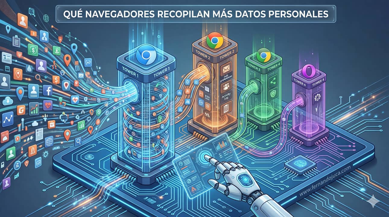 Qué navegadores recopilan más datos personales