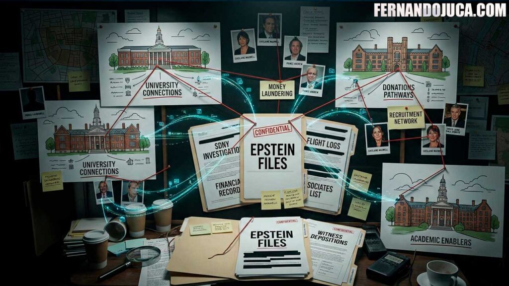 Los archivos Epstein salpican a universidades de élite como Harvard y UCLA