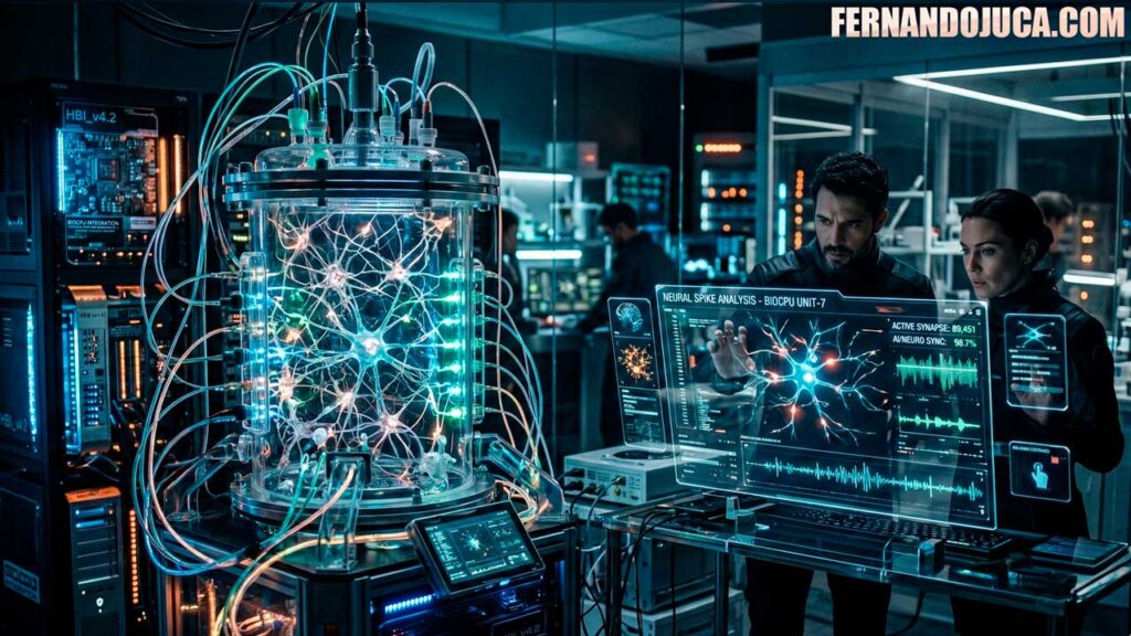 Así programan neuronas humanas en la primera biocomputadora de Europa