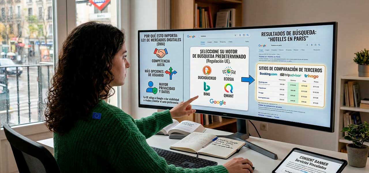 Por qué las búsquedas de Google están cambiando en Europa