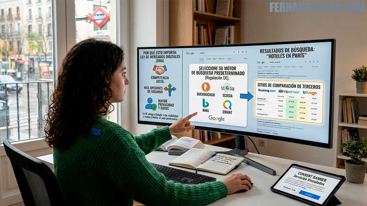 Por qué las búsquedas de Google están cambiando en Europa