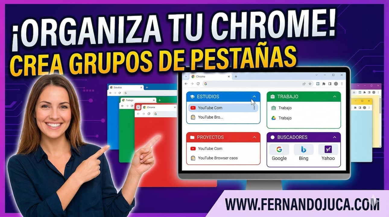 Cómo usar los grupos de pestañas en Google Chrome para organizar tu navegación