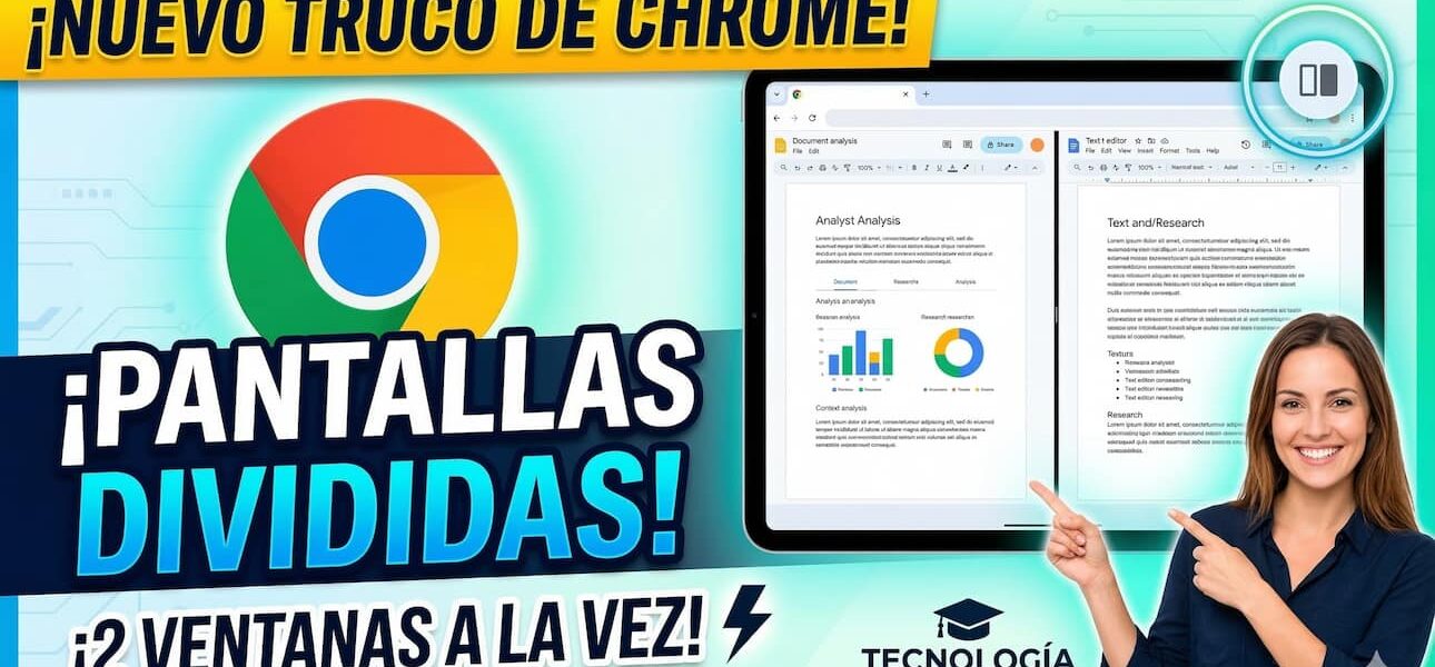 Cómo usar la función de pestañas divididas en Google Chrome