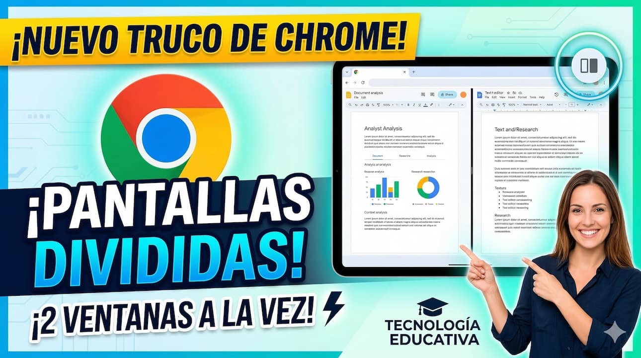 Cómo usar la función de pestañas divididas en Google Chrome