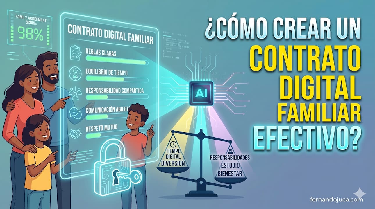 ¿Cómo crear un contrato digital familiar efectivo?