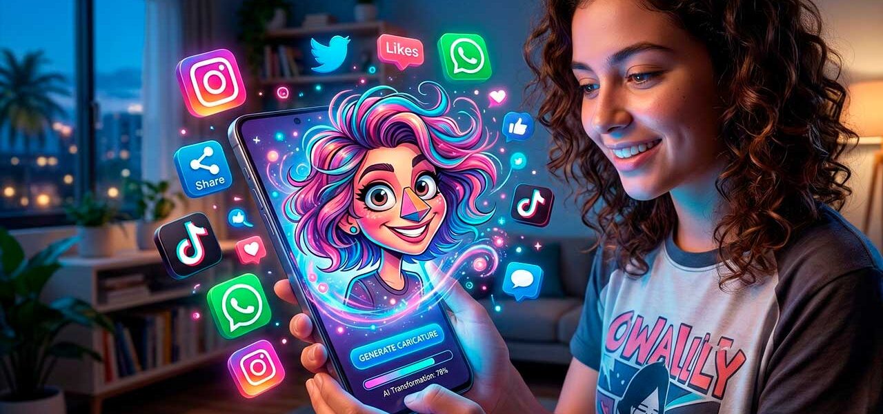 El reto viral para crear tu caricatura con ChatGPT y triunfar en redes