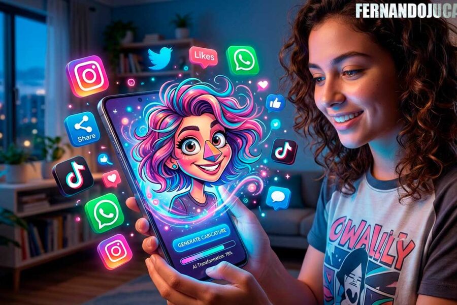 El reto viral para crear tu caricatura con ChatGPT y triunfar en redes