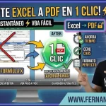 Convertir Excel a PDF con un clic usando una macro