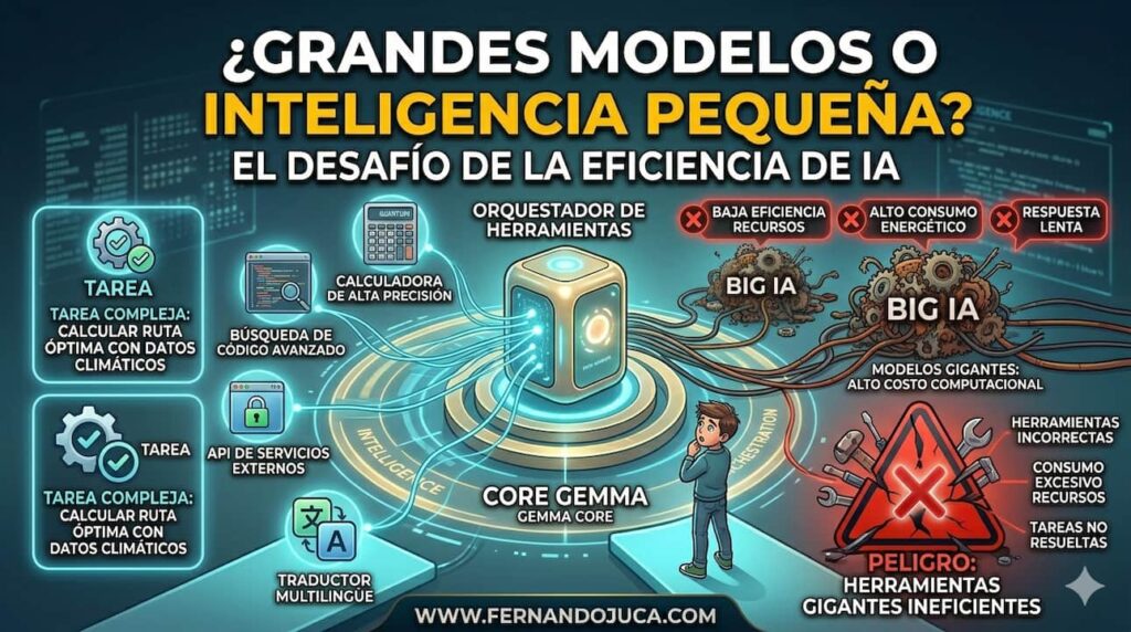 FunctionGemma: IA pequeña que elige herramientas