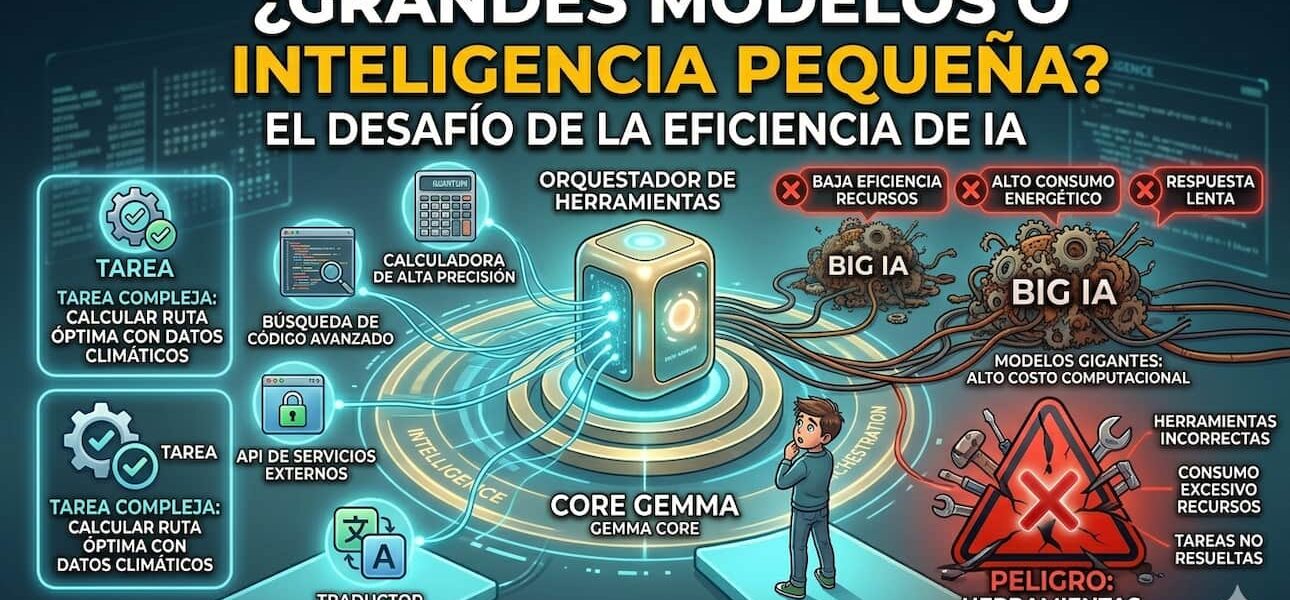 FunctionGemma: IA pequeña que elige herramientas