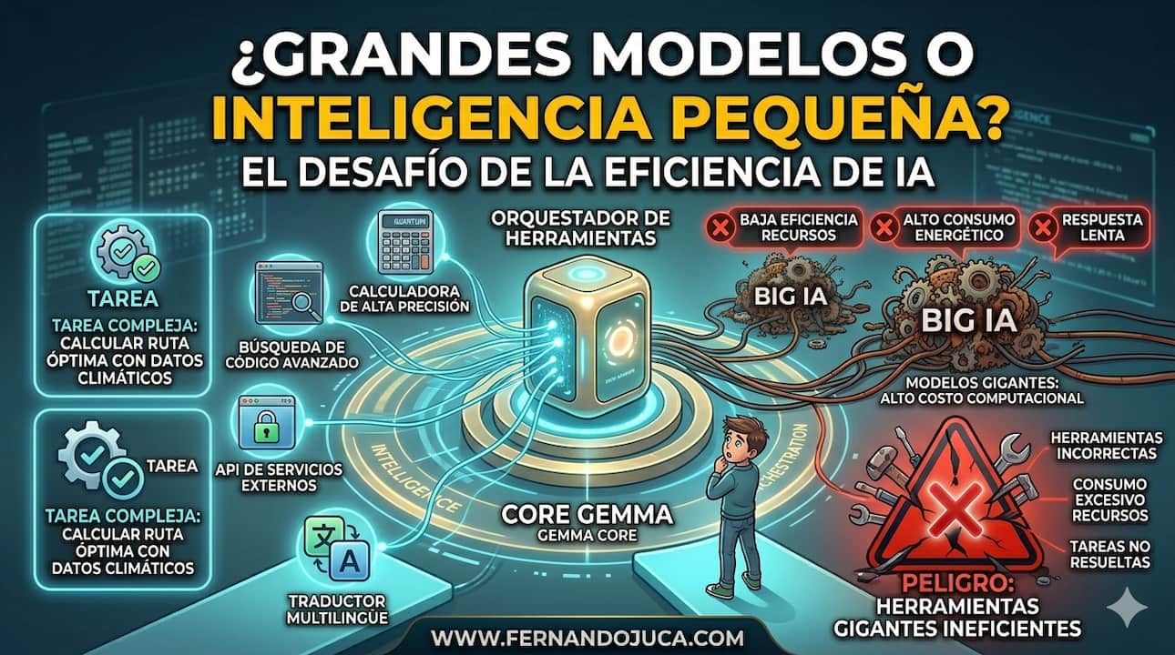 FunctionGemma: IA pequeña que elige herramientas