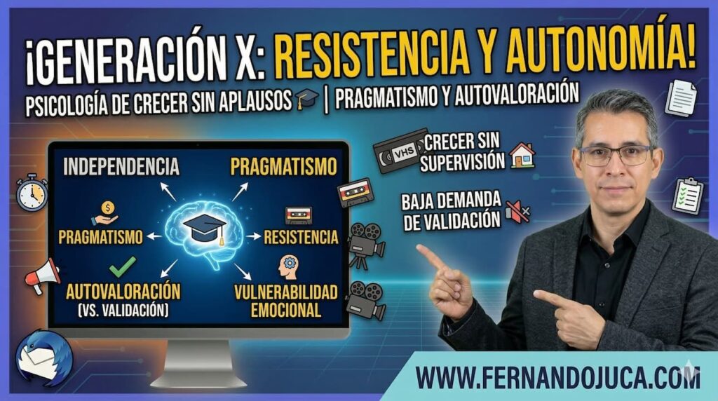 Generación X: la psicología de crecer sin aplausos