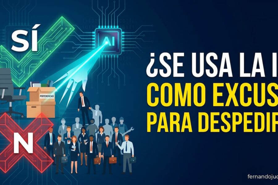 ¿Se usa la IA como excusa para despedir empleados?
