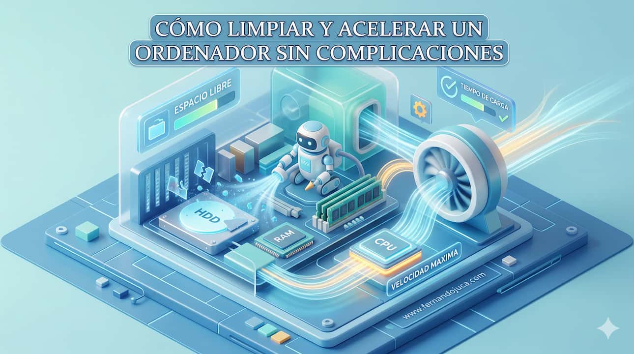 Cómo limpiar y acelerar un ordenador sin programas milagro