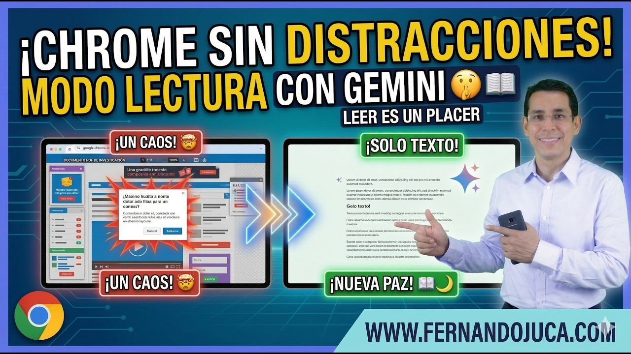 Modo lectura en Chrome: leer sin distracciones