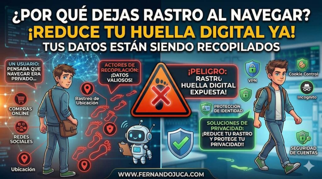 Por qué dejas rastro al navegar y cómo evitarlo