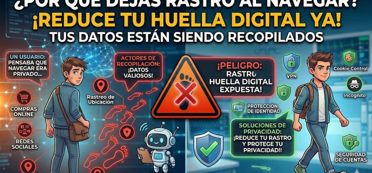 Por qué dejas rastro al navegar y cómo evitarlo