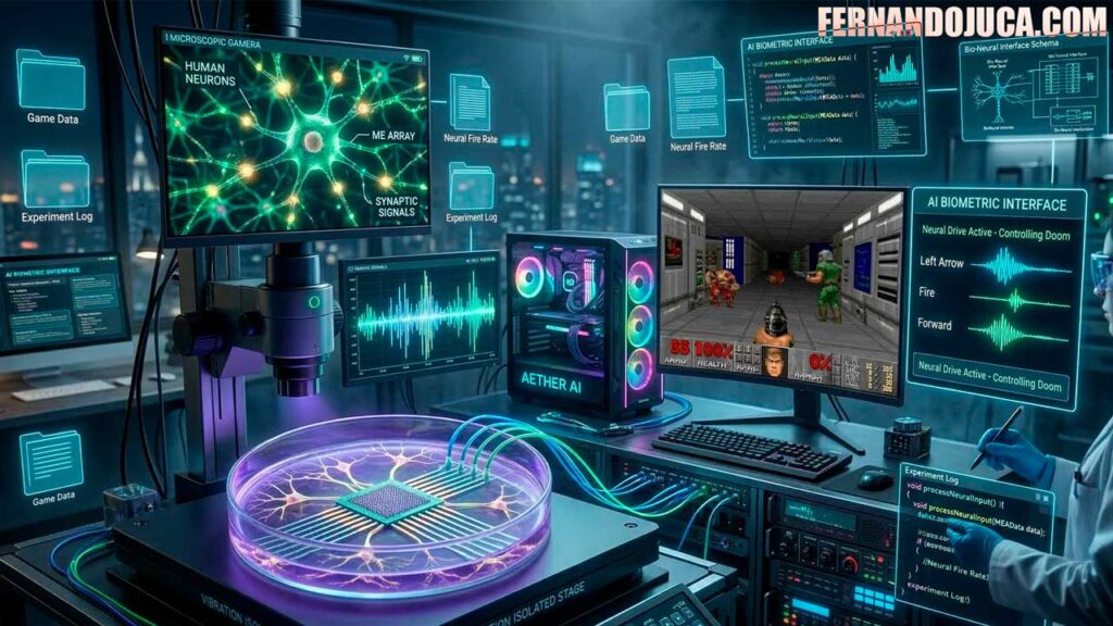 Entrenan neuronas humanas para jugar al clásico videojuego Doom