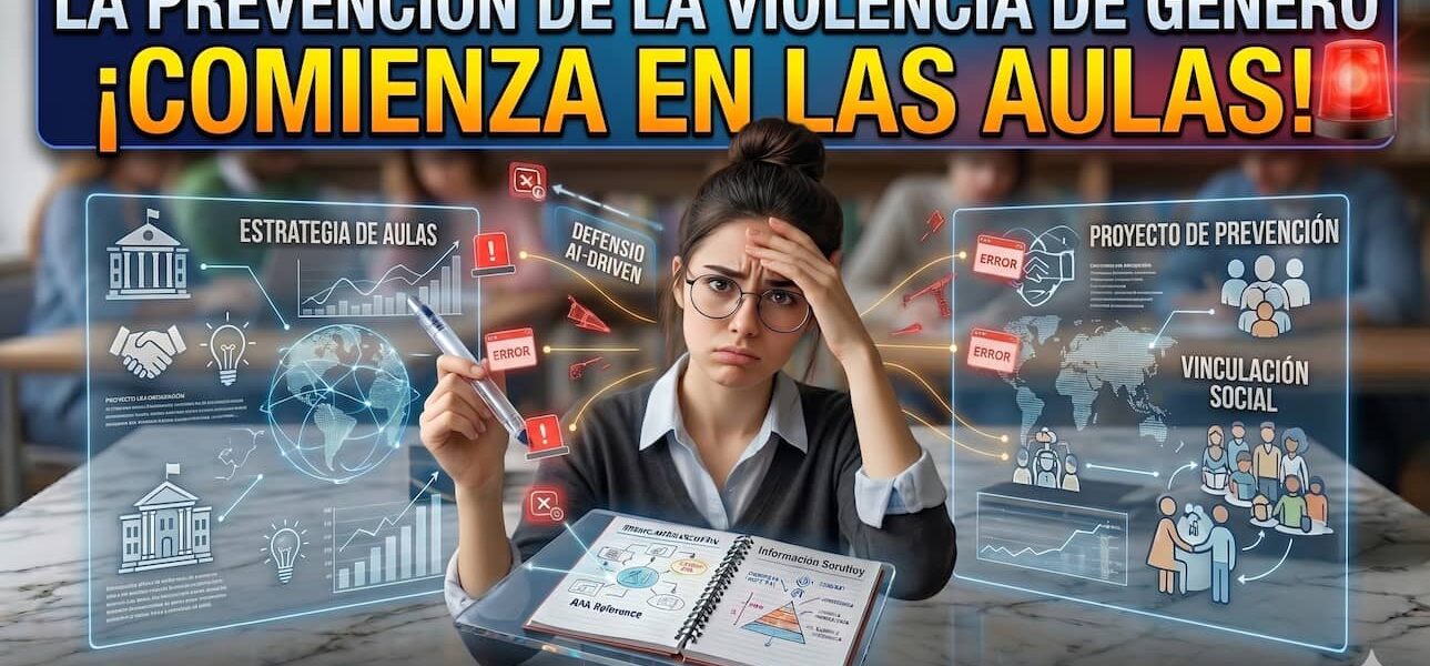 La prevención de la violencia de género comienza en las aulas