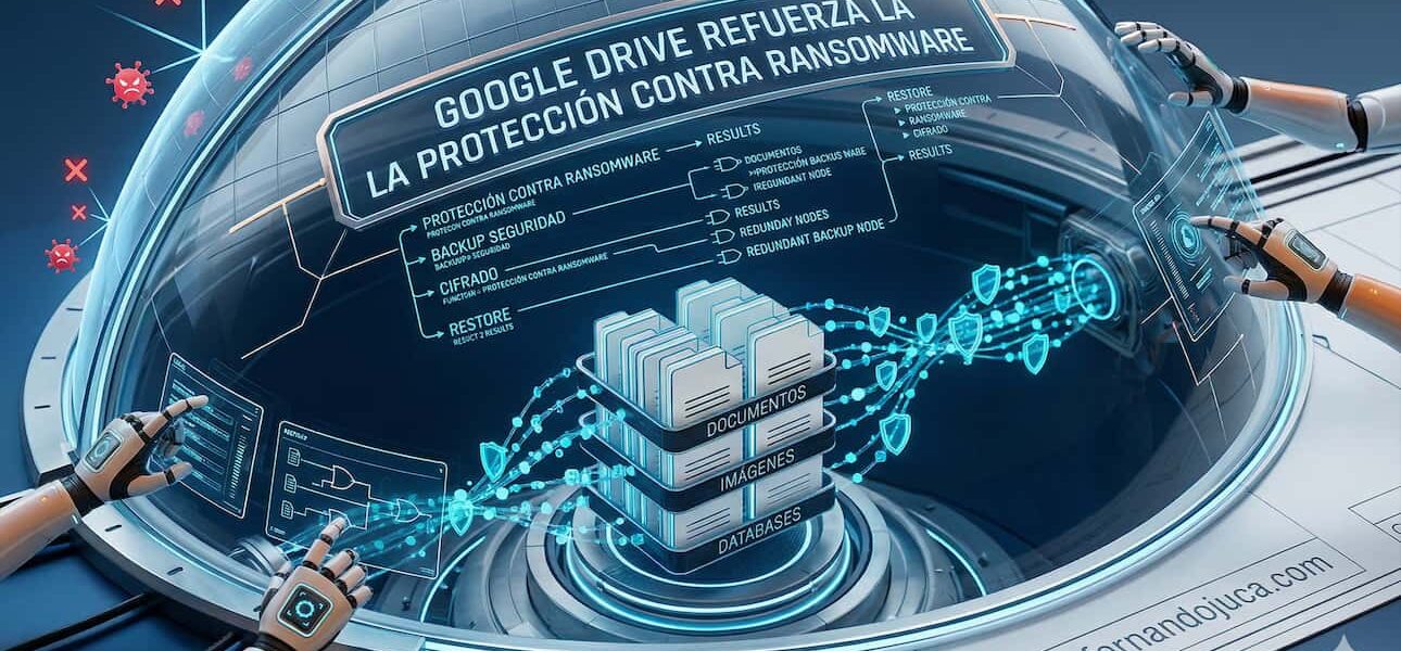 Google Drive refuerza la protección contra ransomware