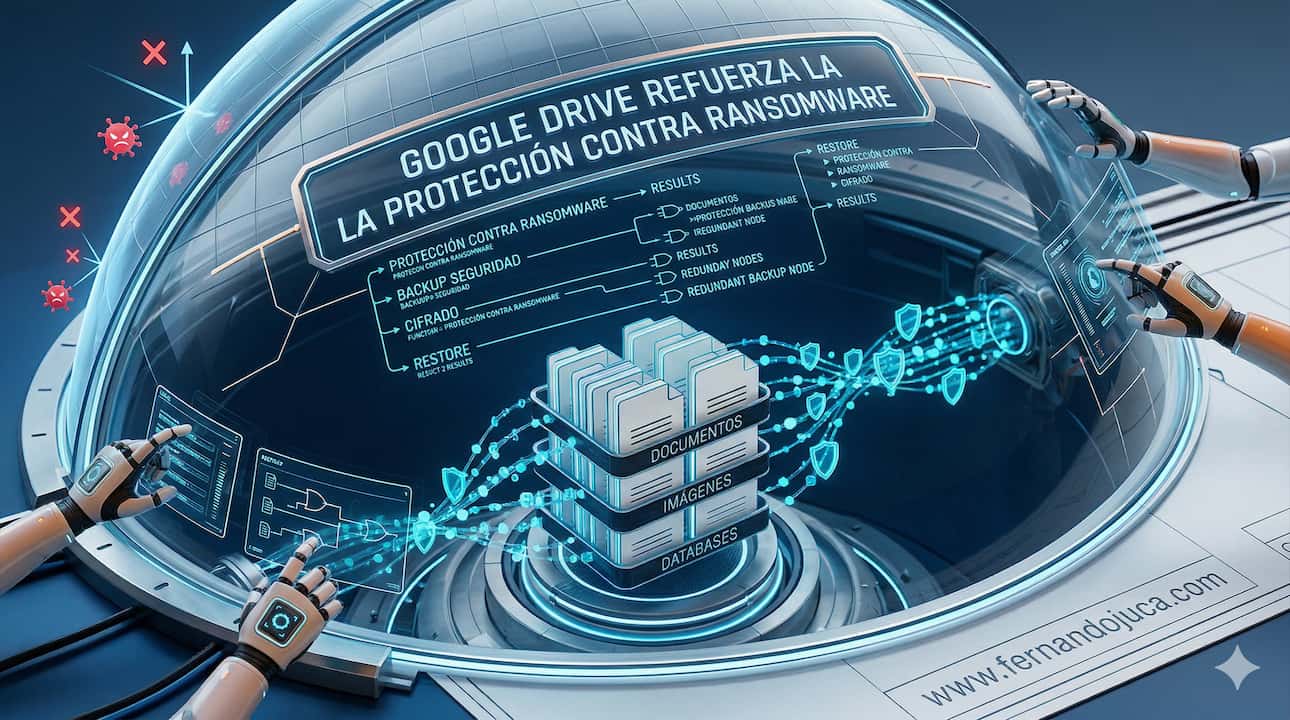 Google Drive refuerza la protección contra ransomware