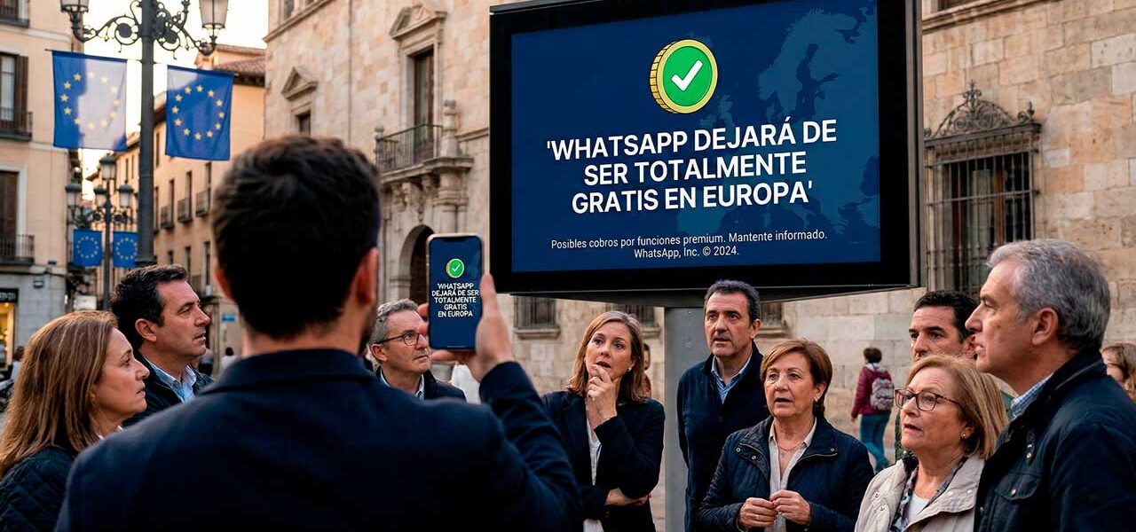 WhatsApp dejará de ser totalmente gratis en Europa