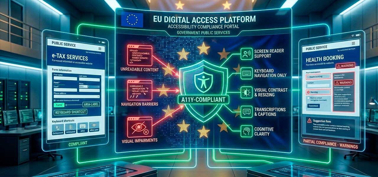 Muchas webs públicas incumplen los requisitos digitales de la UE