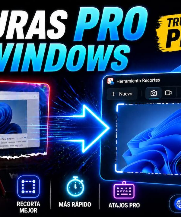 Capturas de pantalla en Windows: atajos y trucos