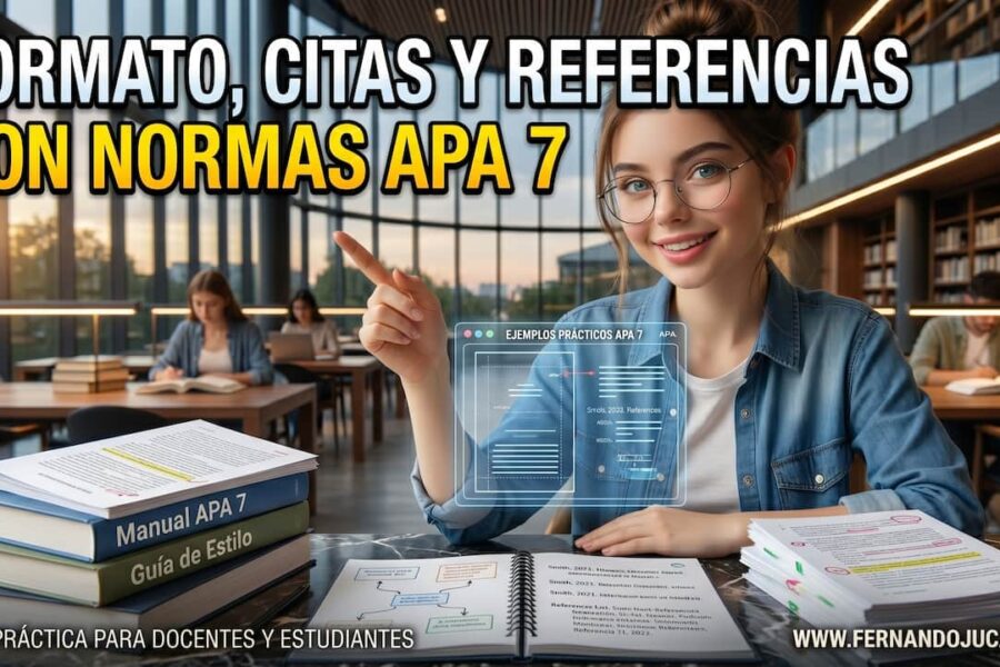 Como aplicar formato, citas y referencias con Normas APA 7
