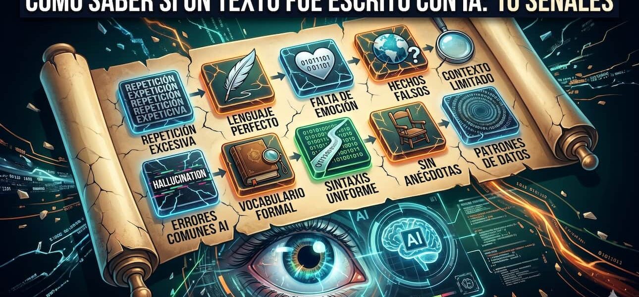 Cómo saber si un texto fue escrito con IA: señales para detectarlo con precisión