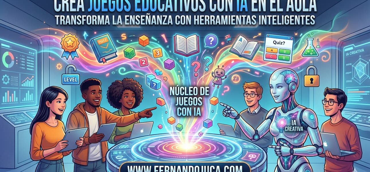 Crea juegos educativos con IA en el aula