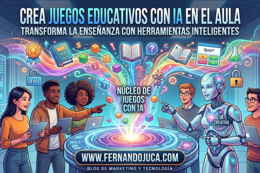 Crea juegos educativos con IA en el aula