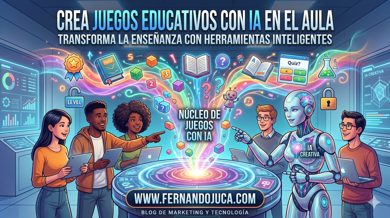 Crea juegos educativos con IA en el aula