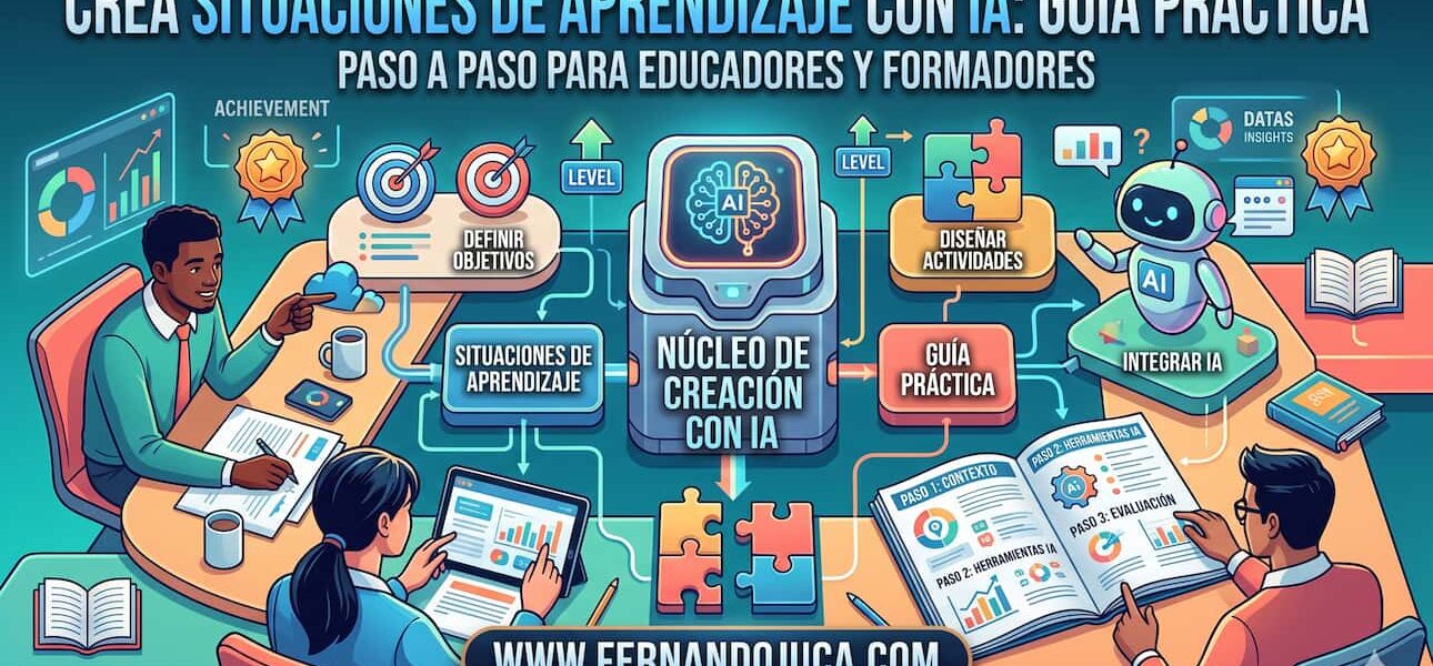 Crea situaciones de aprendizaje con IA: guía práctica