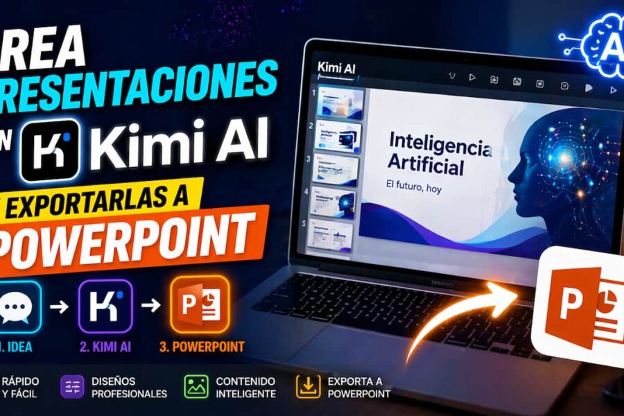 Crear presentaciones con Kimi IA para PowerPoint