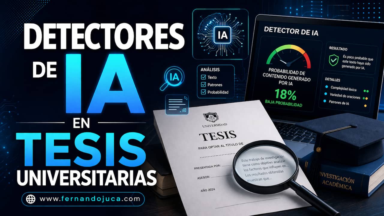 Detectores de IA en tesis universitarias: cómo usarlos con criterio