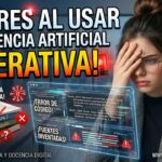 Errores al usar inteligencia artificial generativa