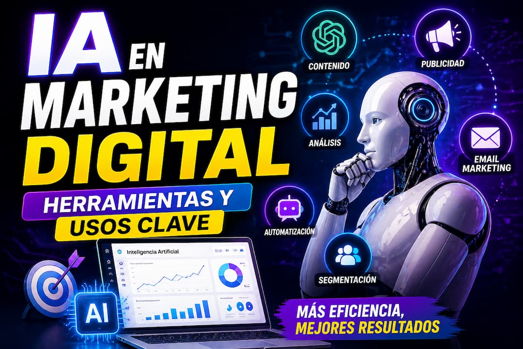 IA en marketing digital: herramientas y usos clave