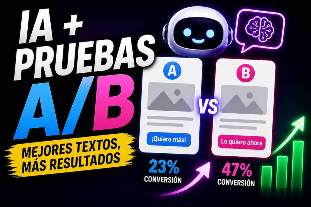 IA y pruebas A/B para mejorar textos de marketing