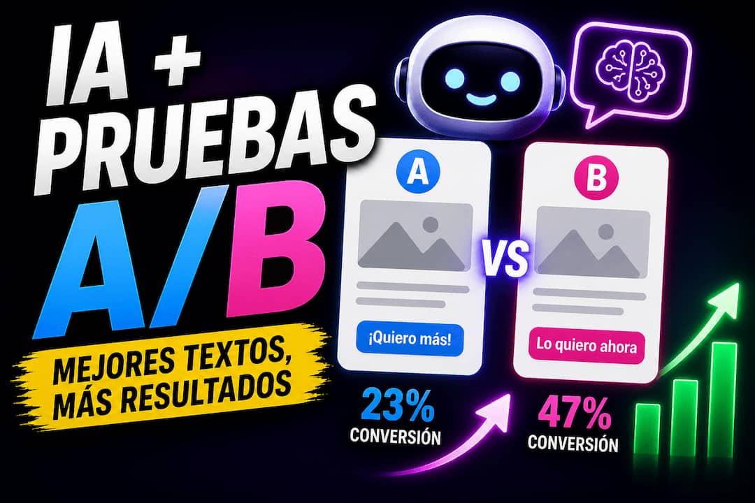 IA y pruebas A/B para mejorar textos de marketing
