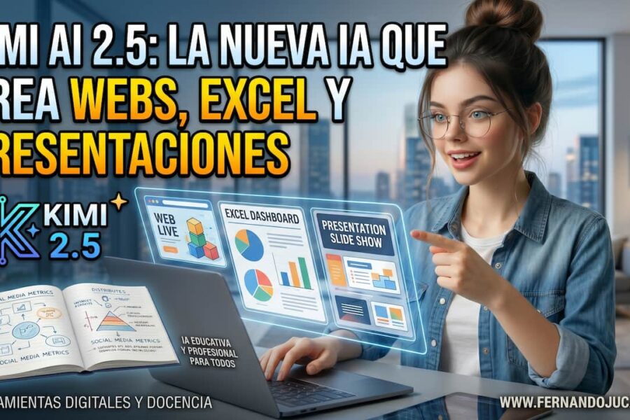 Kimi AI 2.5: la IA que crea webs, Excel y presentaciones en minutos
