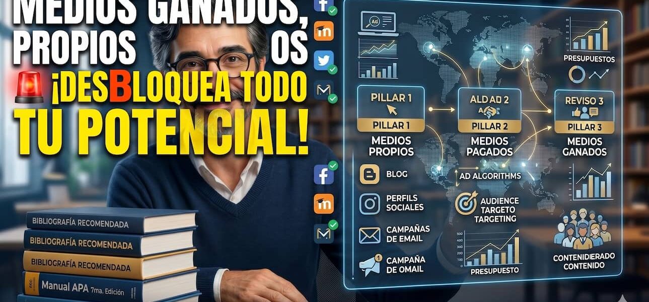 Medios ganados, propios y pagados en redes sociales