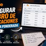 Cómo configurar el libro de calificaciones en Moodle