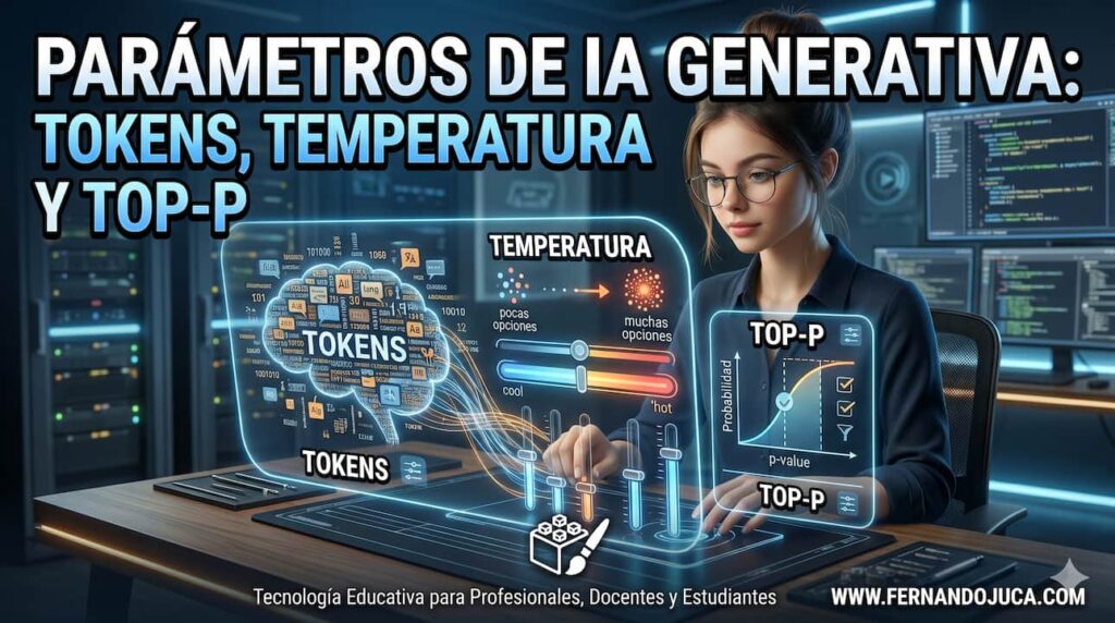 Parámetros de IA generativa: tokens, temperatura y Top-P