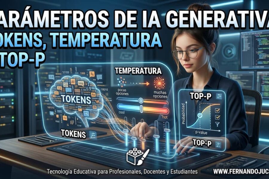 Parámetros de IA generativa: tokens, temperatura y Top-P