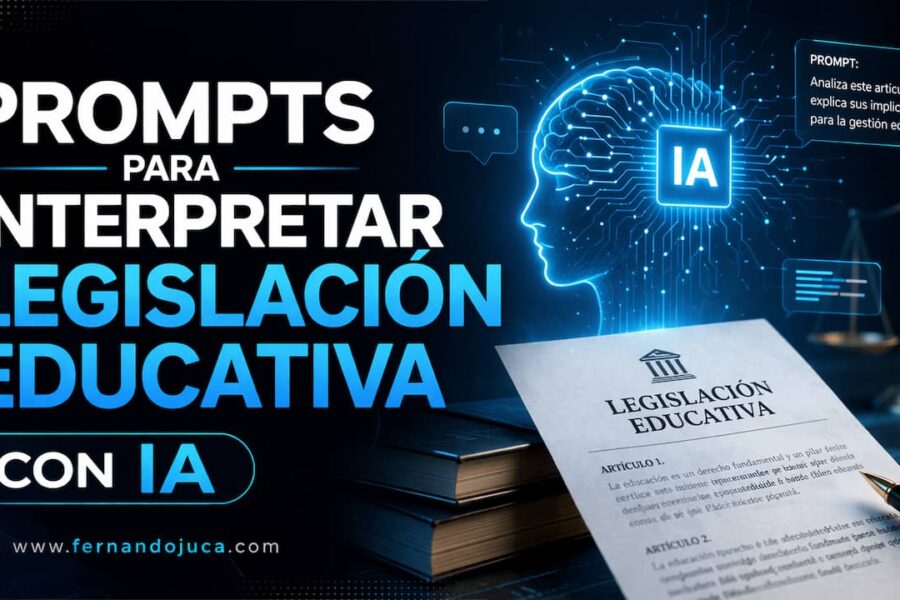 Prompts para interpretar legislación educativa con IA